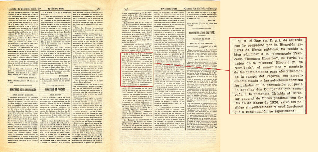 Adjudicación Rampa de Pajares