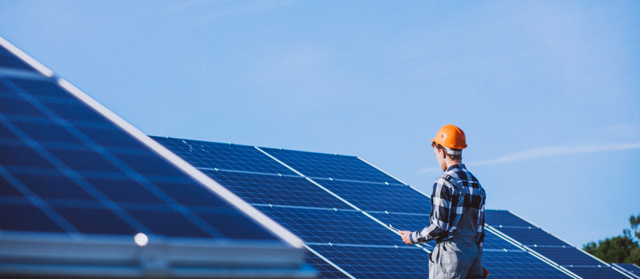 Detalle de planta fotovoltaica