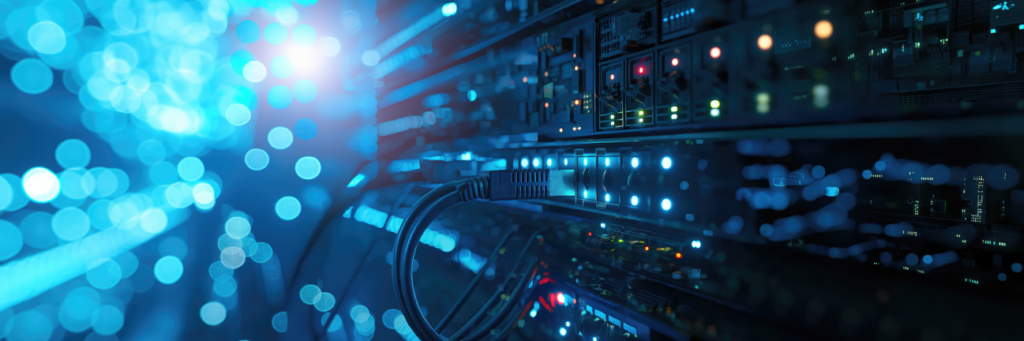 Rack de conexiones y datos