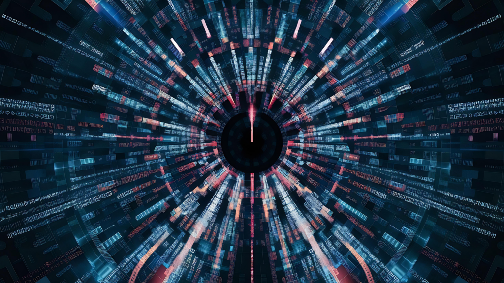 datos que convergen en un circulo interior
